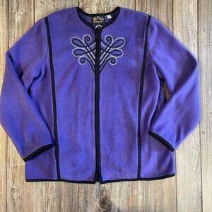 Bob Mackie Purple Jacket